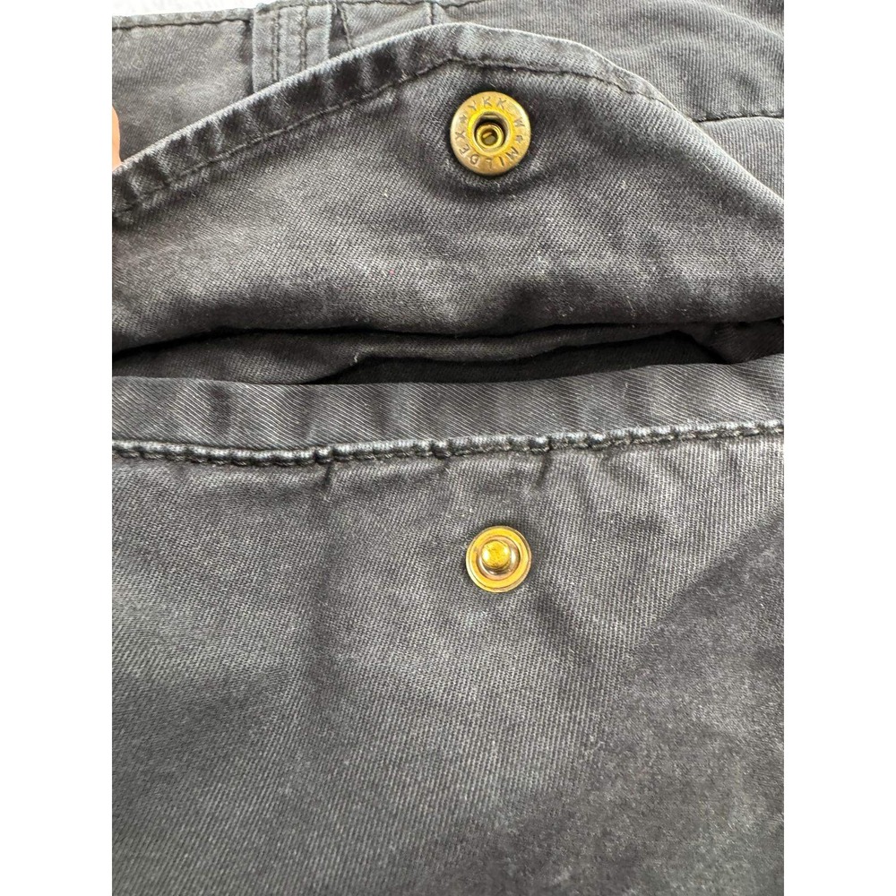 Banana Republic Mens 38x34 Tapered Surplus Cargo Pants Black Stretch - Picture 16 of 16